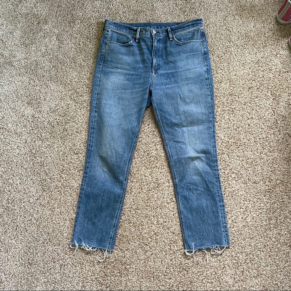 Rag & Bone ankle straight/skinny leg jeans